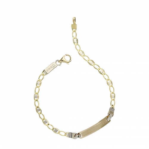 Bracciale Bimbi Oro Bianco Giallo GL101604