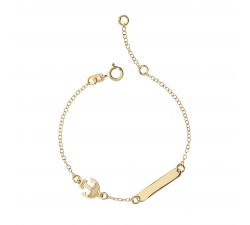 Yellow Gold Children&#39;s Bracelet GL101605