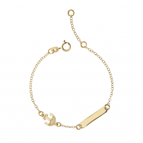 Yellow Gold Children&#39;s Bracelet GL101605