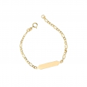 Yellow Gold Children&#39;s Bracelet GL101606