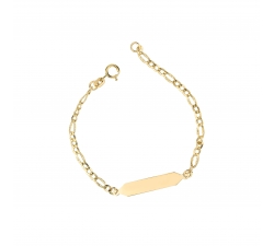 Gelbgold-Kinderarmband GL101606