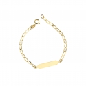Yellow Gold Children&#39;s Bracelet GL101607