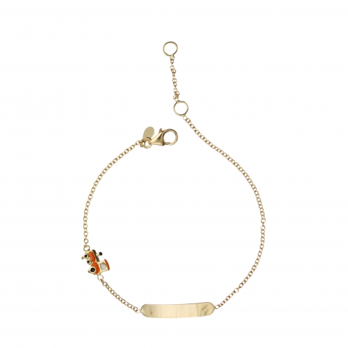 Yellow Gold Children&#39;s Bracelet GL101608