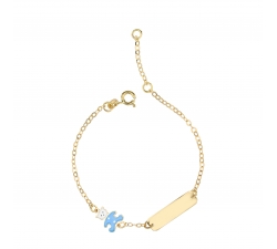 Yellow Gold Children&#39;s Bracelet GL101609