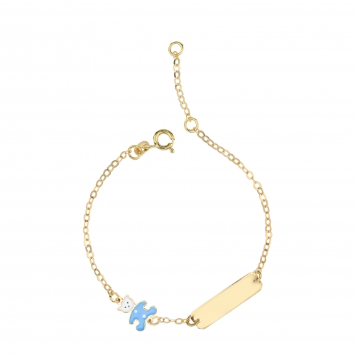 Yellow Gold Children&#39;s Bracelet GL101609