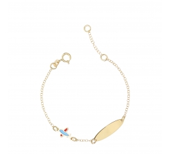 Yellow Gold Children&#39;s Bracelet GL101611