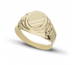 Herrenring aus Gelbgold GL101623