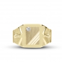 Men&#39;s Yellow Gold Ring GL101624