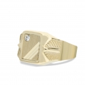 Men&#39;s Yellow Gold Ring GL101624