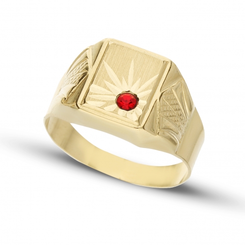 Anello A Fascia In Acciaio Inossidabile 316L Color Oro Con Zirconi - Foto 10