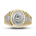 Anello Uomo Oro Bianco Giallo GL101629