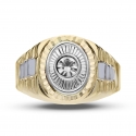 White Yellow Gold Men&#39;s Ring GL101629