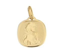 Madonna and Child Pendant in Yellow Gold GL101632