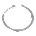 Bracciale Maglia Piattina Acciaio GLBJBR2291