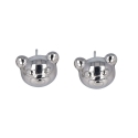 Steel Teddy Bear Earrings GLBJKJ9093