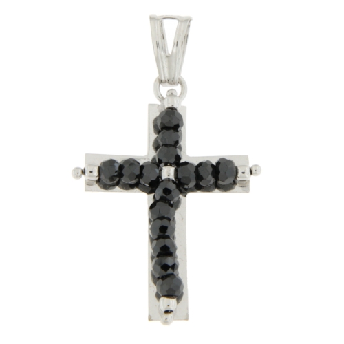 White Gold Cross Pendant GL101656