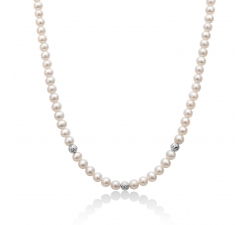 Miluna Women&#39;s Necklace Pearls PCL6111