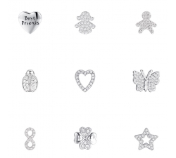 Luca Barra Symbols Steel Charms