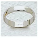 DIANA Wedding Ring 3 grams White Gold Classic Wide Band