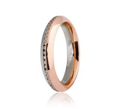 Unoaerre Ehering Eterna Modell mit Diamanten Collection 9.0