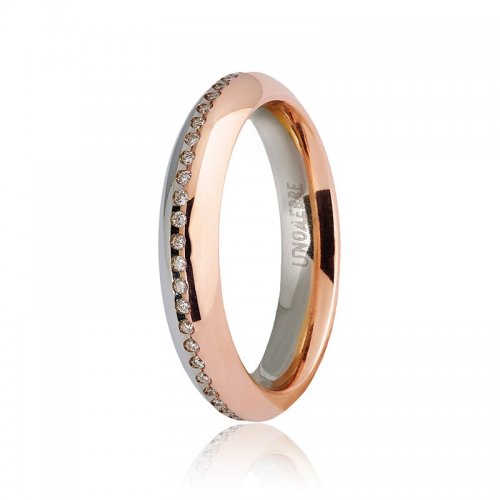 Unoaerre Ehering Eterna Modell mit Diamanten Collection 9.0