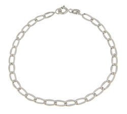 White Gold Men&#39;s Bracelet GL101697