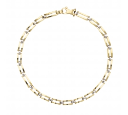 Herrenarmband aus Weißgold GL101703