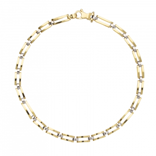 Herrenarmband aus Weißgold GL101703