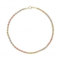 Women's Bracelet White Yellow Pink Gold GL101705