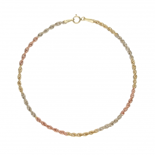 Women's Bracelet White Yellow Pink Gold GL101705