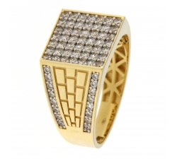 Men's Yellow Gold Ring GL101710