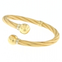 Damenarmband Weiß-Gelbgold GL101714