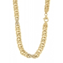 Collana Uomo Oro Giallo Bianco GL101726