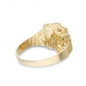 Lion Head Yellow Gold Ring GL101728