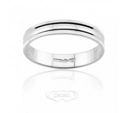 Diana ring in 18 kt polished white gold FD215L3OB