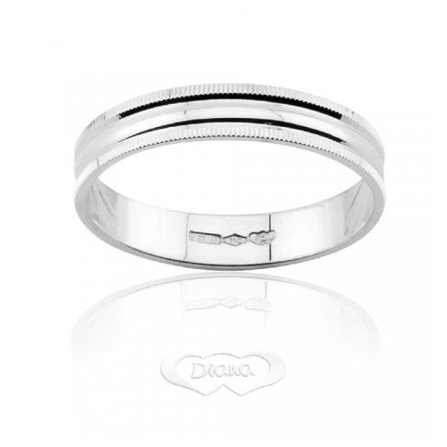 Diana ring in 18 kt polished white gold FD215L3OB