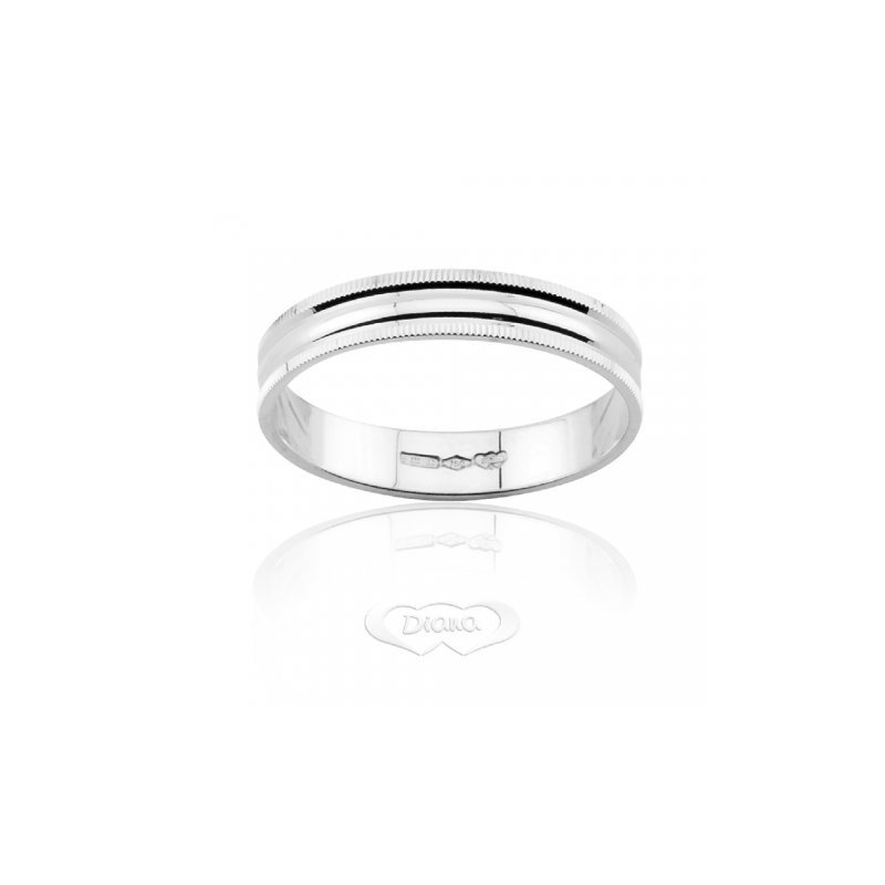 Diana ring in 18 kt polished white gold FD215L3OB