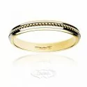 Diana ring in 18 kt white and yellow gold FD7N3BC