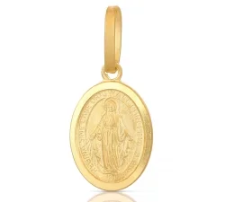 Ciondolo Madonna Miracolosa oro giallo 803321700438
