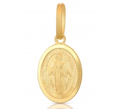 Anhänger Miraculous Madonna Gelbgold 803321700438