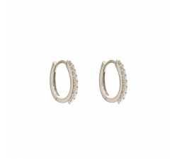 Women's White Gold Earrings GL101734