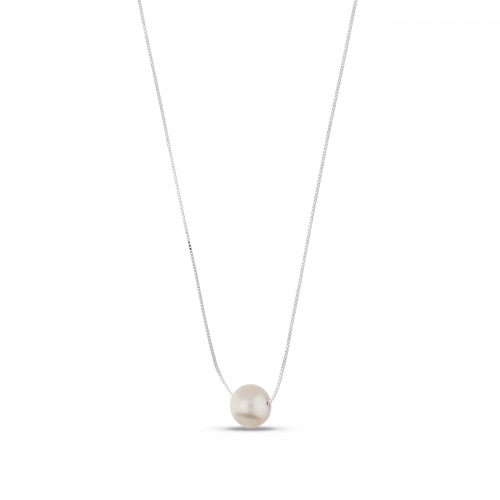 Ladies white gold necklace hotsell