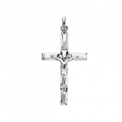 Ciondolo Croce Oro Bianco GL101744