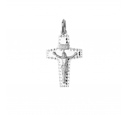 Weißgold-Kreuz-Anhänger GL101746