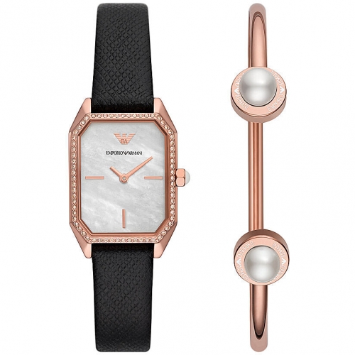Boxset Women's Bracelet Watch Emporio Armani AR80068SET