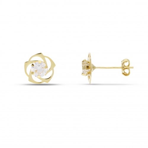 Gelbgold-Damenohrringe GL101757