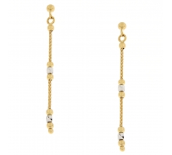 Orecchini Donna Oro Bianco Giallo GL101789