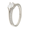 Anello Donna Oro Bianco GL101796