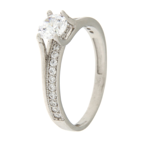 Anello Donna Oro Bianco GL101796