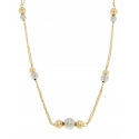 Collana Donna Oro Bianco Giallo GL101806